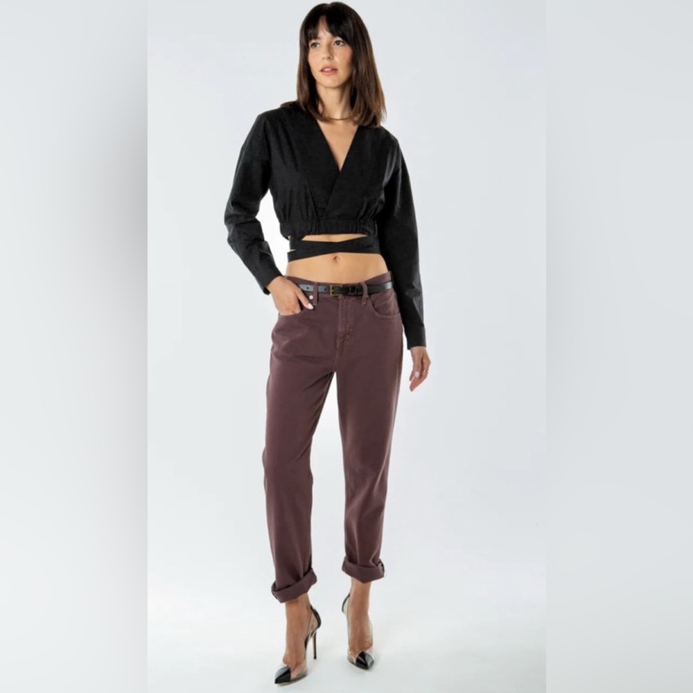 éTICA MARLOWE SLIM BOYFRIEND Mid Rise Relaxed Fit Subtly Tapered Leg Jeans 25